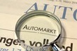 Zeitung Anzeige Autokauf