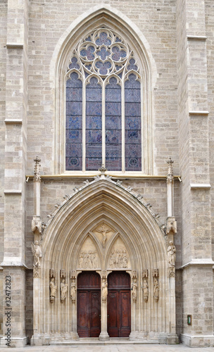 Photo: Portal of Minoriten kirche in Vienna,Austria Portal of Minoriten kirche in Vienna,Austria