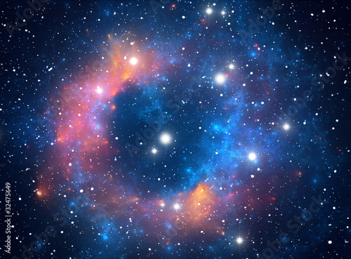 Illustration: Colorful space star nebula Colorful space star nebula