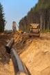 Baustelle: Trasse für Erdgas