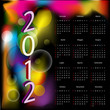 Calendario 2012 mensile-2012 Monthly Calendar
