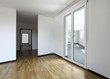 new apartment, empty room with hardwood floor