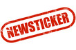 Grunge Stempel rot NEWSTICKER