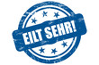 Sternen Stempel blau EILT SEHR!