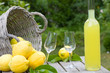 Garden party with limoncello