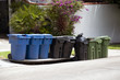 street different colors dustbin containers for different dust street different colors dustbin containers for different dust