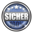 100% SICHER 100% SICHER