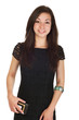 Young woman in dress
