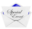 Special Event - Invitation and Open Envelope Special Event - Invitation and Open Envelope