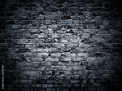 Photo: rough brick wall rough brick wall