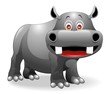 Ippopotamo Cartoon-Funny Hippo-Vector Ippopotamo Cartoon-Funny Hippo-Vector