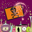 Happy Halloween Card with Potions