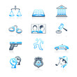 Law and order icons | MARINE series