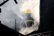 Fireman and Smoke in House