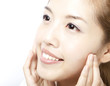 Close up of beautiful asian woman face Close up of beautiful asian woman face