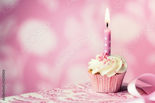 Photo: Birthday cupcake Birthday cupcake