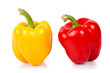 Peperone giallo e rosso Peperone giallo e rosso