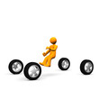 Man Driving Car