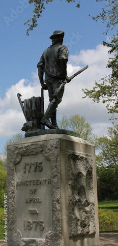 Photo: minuteman at the old north bridge minuteman at the old north bridge