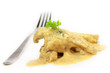 Ragout mit Gabel