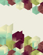 Vector: Isometric Gradient Cube Page Design Isometric Gradient Cube Page Design