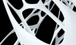 3d abstract blacl and white background
