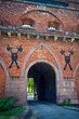 Gate of Citadel in Warsaw XIX century