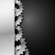 Abstract metal background. Vector illustration.