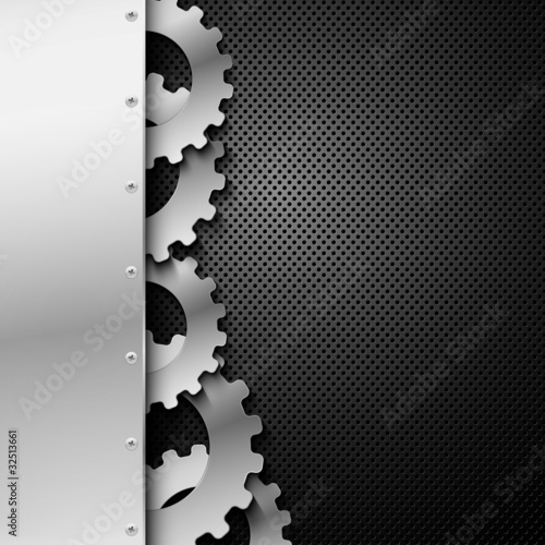 Vector: Abstract metal background. Vector illustration. Abstract metal background. Vector illustration.