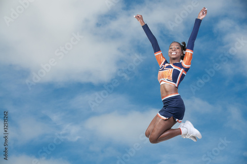 Photo: Black Girl Cheerleader Black Girl Cheerleader