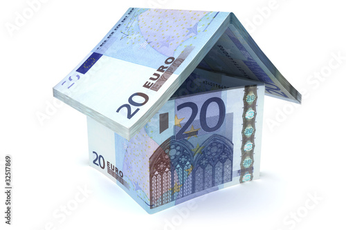 Illustration: 20 Euro Haus 20 Euro Haus