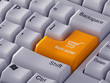 Orange button "Buy now" with shopping cart symbol.