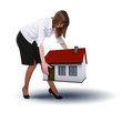 Collage symbolizing the real estate business