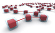 Business network structure or connection concept Business network structure or connection concept