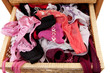 closed tray with sexy lingerie