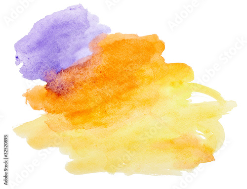 Photo: color strokes watercolor painting art color strokes watercolor painting art