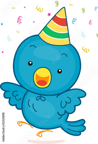 Vector: Birthday Bird Birthday Bird