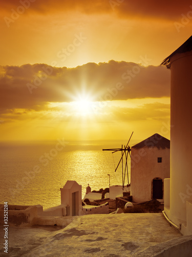 Photo: Santorini sunset Santorini sunset