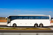 Bus in motion