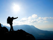 hiker silhouette