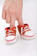 crocheted booties for a boy crocheted booties for a boy