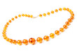Necklace bijouterie plastic beads | Isolated