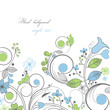Vector floral border Vector floral border