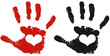 Hand mit Herz