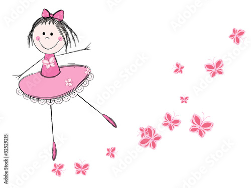 Vektor: ballerina ballerina