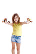 Playing with finger puppets