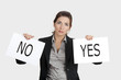 Yes or No choice Yes or No choice