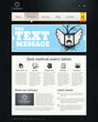 Website design template