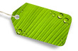 Grüner Öko-Button, blank