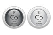 Cobalt - two glossy web buttons